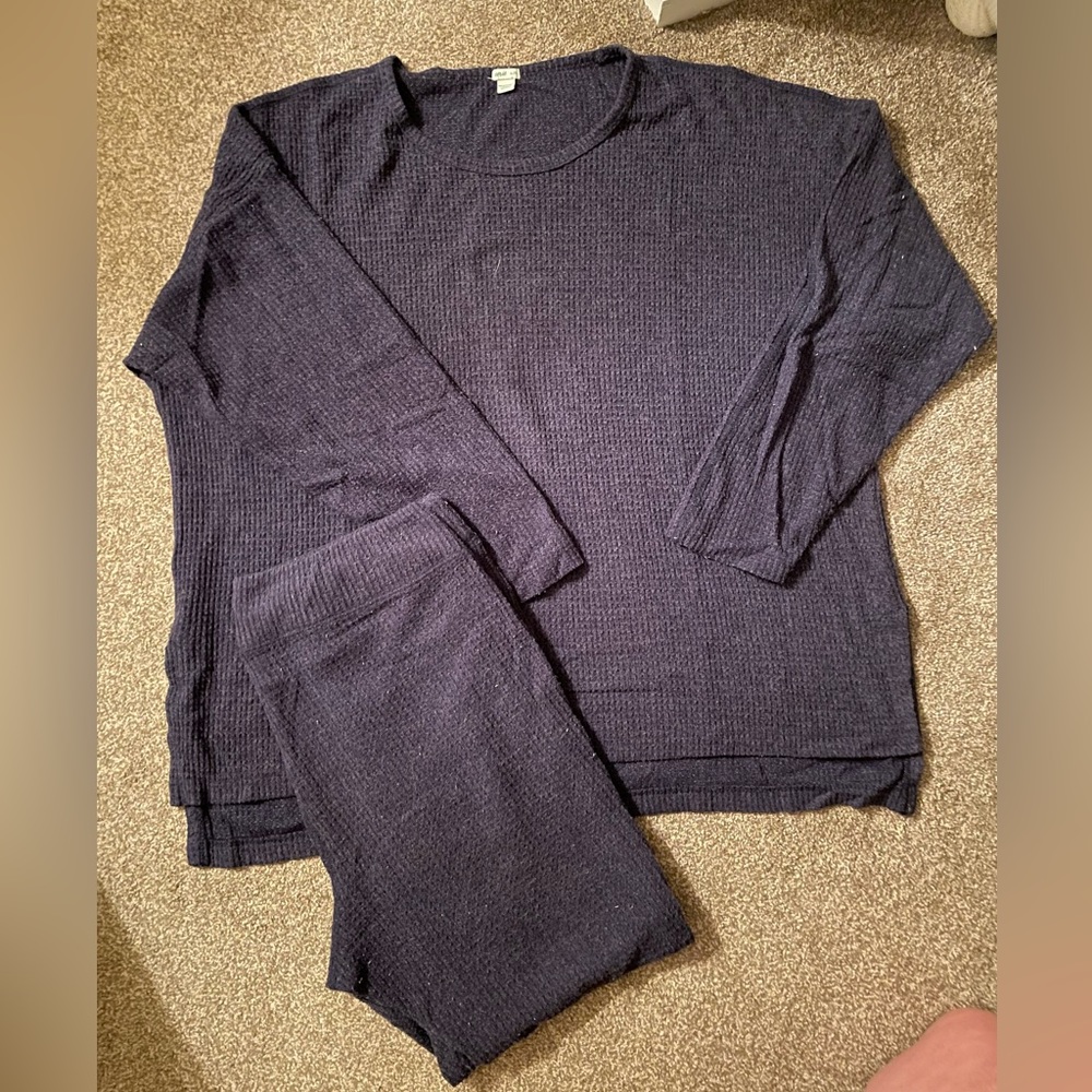 Aerie Waffle Knit Set